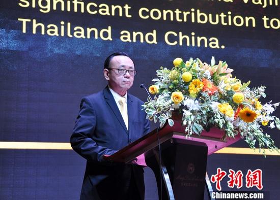 12月4日晚，泰王國駐南寧總領(lǐng)事館在廣西首府南寧市舉行招待會，慶祝泰國國慶。中新社記者 黃艷梅 攝